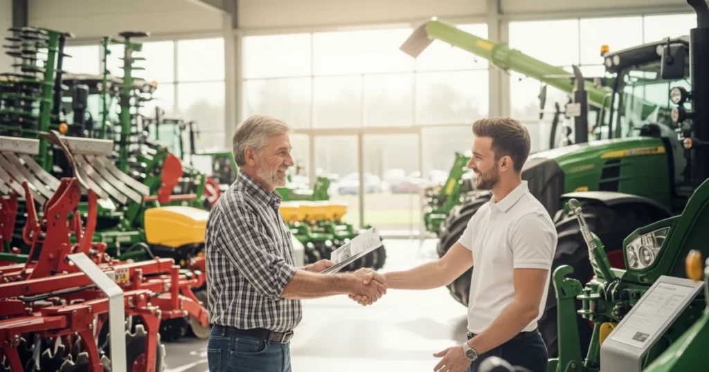 setor de máquinas agrícolas HORIZINTAL