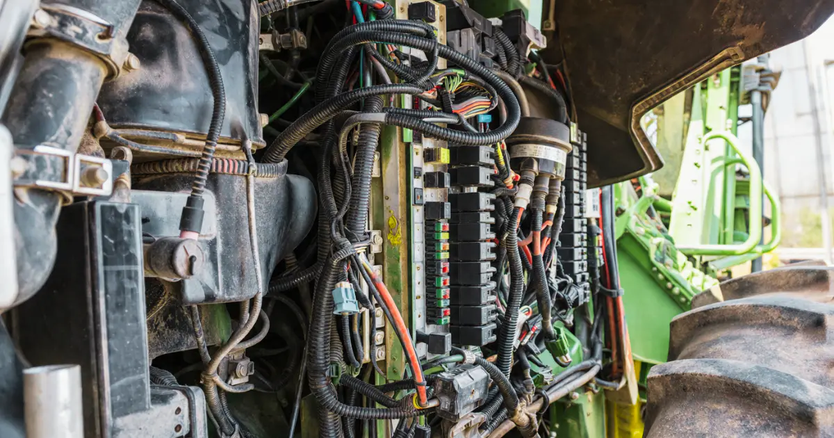 Falhas elétricas em máquinas agrícolas